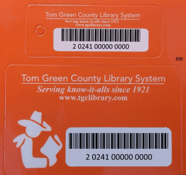 Library Card Photo
